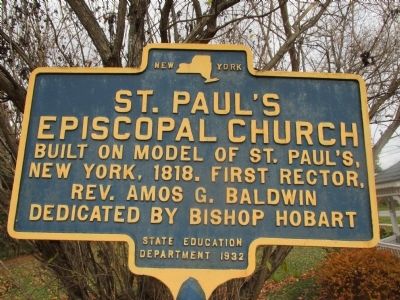 St. Paul's Episcopal Church Marker. Click for full size. St. Paul's Episcopal Church Marker image. Click for full size.
