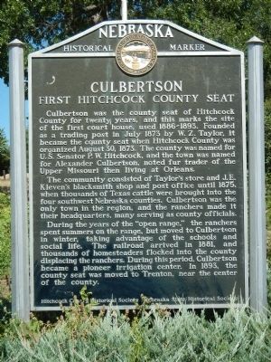 Culbertson Marker image. Click for full size.