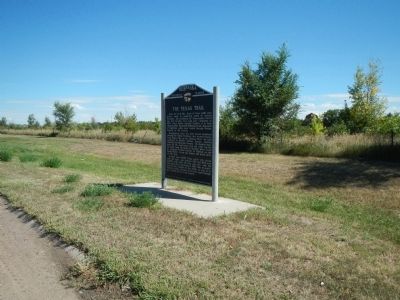 The Texas Trail Marker image. Click for full size.