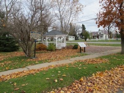 St. Paul's Episcopal Church and Village of Waddington Markers image. Click for full size.