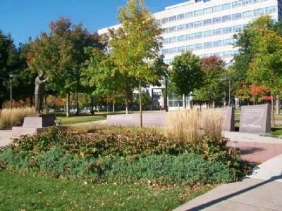 Hubert H. Humphrey Memorial. Click for full size. Hubert H. Humphrey Memorial image. Click for full size.