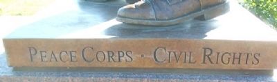 Hubert H. Humphrey Statue Base. Click for full size. Hubert H. Humphrey Statue Base image. Click for full size.