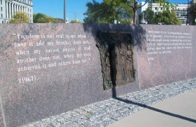 Hubert H. Humphrey Memorial Panel. Click for full size. Hubert H. Humphrey Memorial Panel image. Click for full size.