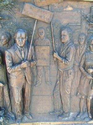 Hubert H. Humphrey Relief Panel image. Click for full size.