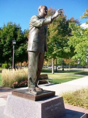 Hubert H. Humphrey Statue. Click for full size. Hubert H. Humphrey Statue image. Click for full size.