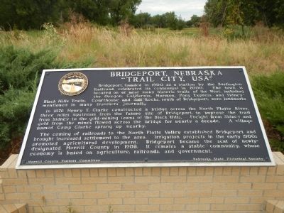 Bridgeport, Nebraska Marker image. Click for full size.