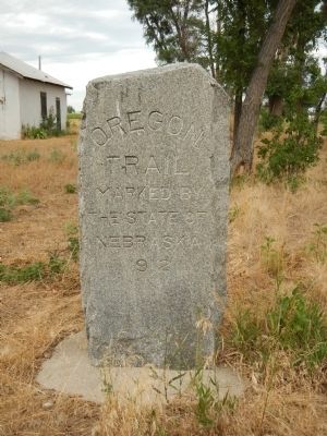Oregon Trail Marker. Click for full size. Oregon Trail Marker image. Click for full size.