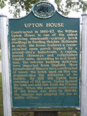 Upton House Marker image. Click for full size.