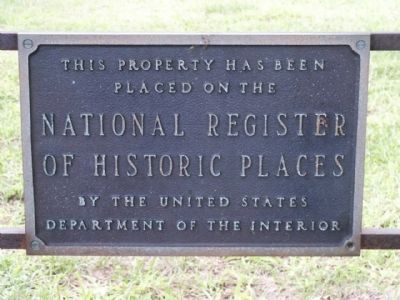 National Register of Historic Places Sign image. Click for full size.