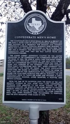 Confederate Men's Home Marker. Click for full size. Confederate Men's Home Marker image. Click for full size.