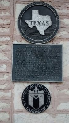 The Johnson Home Marker. Click for full size. The Johnson Home Marker image. Click for full size.