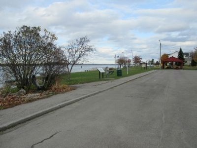 The SS Mary and Village of Waddington Markers. Click for full size. The SS Mary and Village of Waddington Markers image. Click for full size.