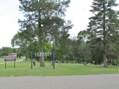 Lebanon Cemetery. Click for full size. Lebanon Cemetery image. Click for full size.