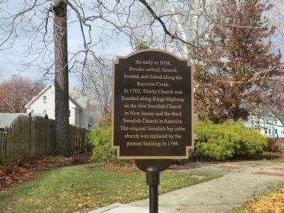 Trinity Church Marker image. Click for full size.