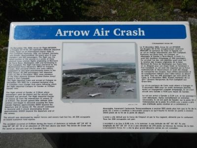 Arrow Air Crash Marker image. Click for full size.