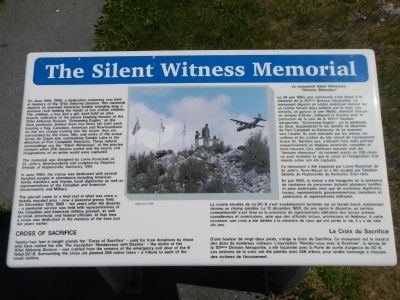 The Silent Witness Memorial Marker image. Click for full size.