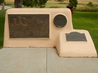 Scott's Bluff Pony Express Station Marker image. Click for full size.