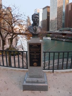 Jean-Baptiste Pointe DuSable Marker. Click for full size. Jean-Baptiste Pointe DuSable Marker image. Click for full size.