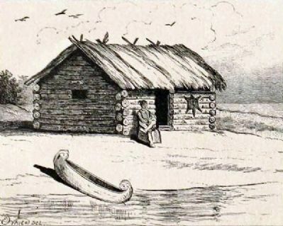 DuSable Homestead, 1779. Click for full size. DuSable Homestead, 1779 image. Click for full size.