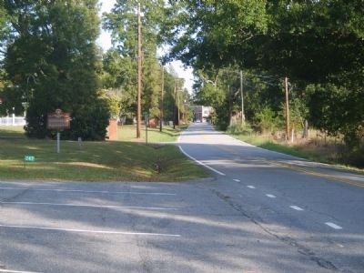 Independence United Methodist Church Marker<br>Tignall, Ga in Background. Click for full size. Independence United Methodist Church Marker<br>Tignall, Ga in Background image. Click for full size.