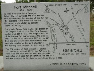 Fort Mitchell, 1864-1867 Marker. Click for full size. Fort Mitchell, 1864-1867 Marker image. Click for full size.