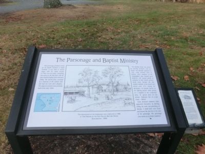 Ye Olde Yellow Meeting House-The Parsonage and Baptist Ministry Marker image. Click for full size.