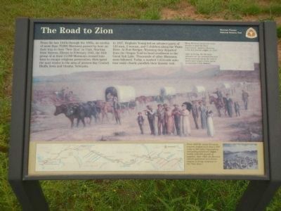 The Road to Zion Marker image. Click for full size.