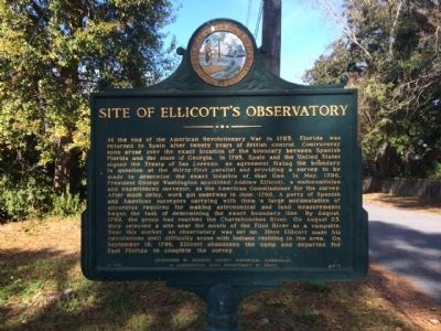 Site of Ellicott's Observatory Marker image. Click for full size.