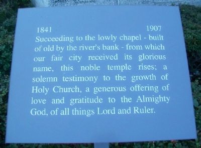 Cathedral of Saint Paul Marker. Click for full size. Cathedral of Saint Paul Marker image. Click for full size.