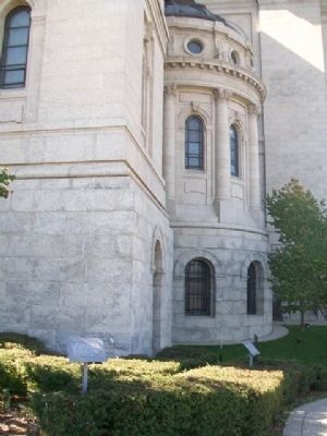 Cathedral of Saint Paul and Cornerstone Markers. Click for full size. Cathedral of Saint Paul and Cornerstone Markers image. Click for full size.
