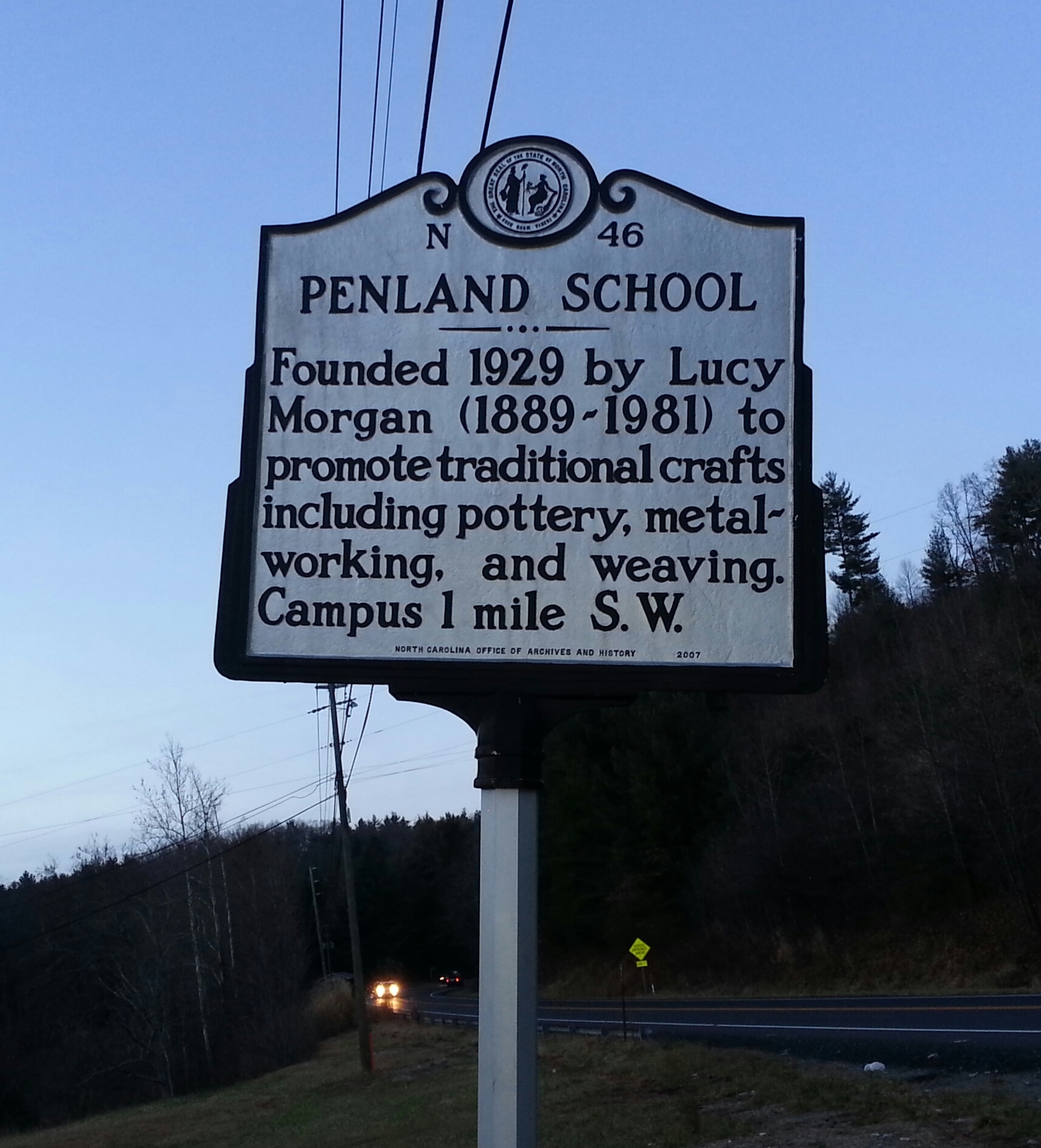 Penland School Marker