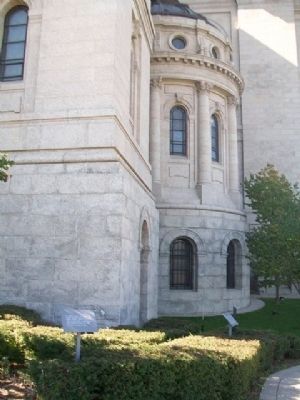 Cathedral of Saint Paul and Cornerstone Markers. Click for full size. Cathedral of Saint Paul and Cornerstone Markers image. Click for full size.