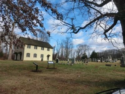 Ye Olde Yellow Meeting House. Click for full size. Ye Olde Yellow Meeting House image. Click for full size.