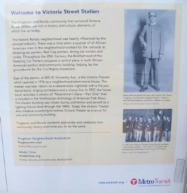 Welcome to Victoria Street Station Marker image. Click for full size.