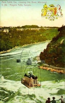 <i>Cable Car Crossing the Great Whirlpool, Niagara Falls, Canada</i> image. Click for full size.