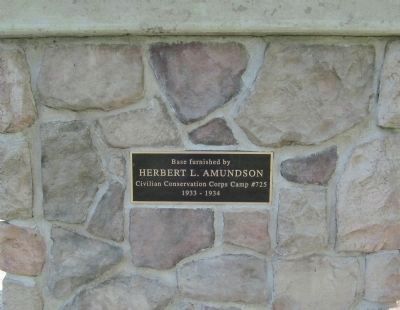 Statue Base Plaque. Click for full size. Statue Base Plaque image. Click for full size.