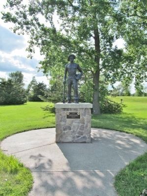 C.C.C. Worker Statue. Click for full size. C.C.C. Worker Statue image. Click for full size.