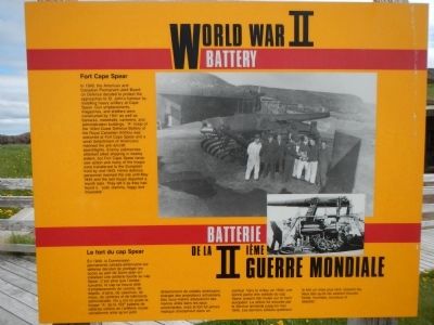 World War II Battery Marker image. Click for full size.