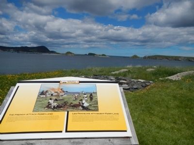The French Attack Ferryland Marker image. Click for full size.