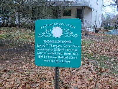 Thompson Home Marker image. Click for full size.