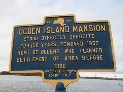 Ogden Island Mansion Marker image. Click for full size.