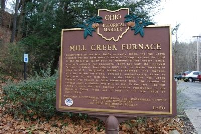 Mill Creek Furnace Marker image. Click for full size.