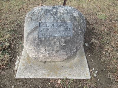 Asbury Methodist Church Marker. Click for full size. Asbury Methodist Church Marker image. Click for full size.