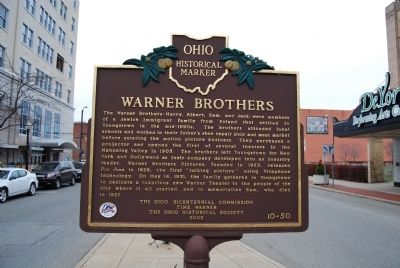 Warner Brothers Marker. Click for full size. Warner Brothers Marker image. Click for full size.