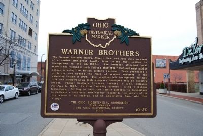 Warner Brothers Marker image. Click for full size.