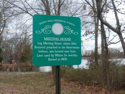 Meeting House Marker. Click for full size. Meeting House Marker image. Click for full size.