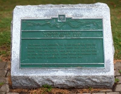 Niagara Falls Park and River Railway Marker image. Click for full size.
