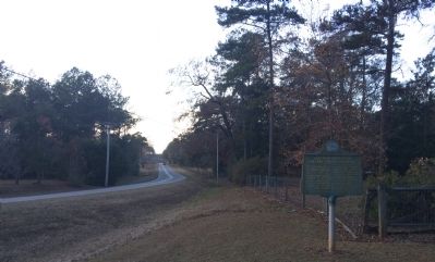 Looking West on CR 272 towards marker. image. Click for full size.