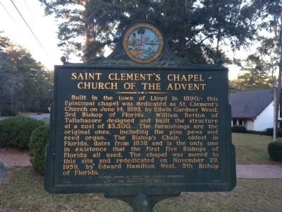 Saint Clement's Chapel ~ Church of The Advent Marker image. Click for full size.