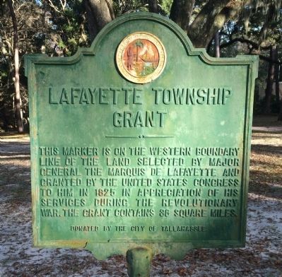 Lafayette Township Grant Marker. Click for full size. Lafayette Township Grant Marker image. Click for full size.